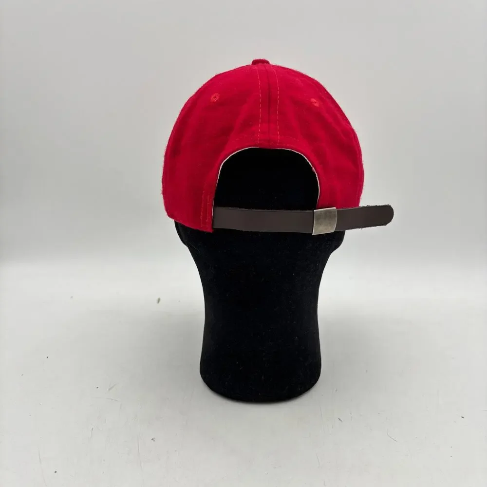 Vintage Ebbets Field Flannels Los Angeles Dodgers LA Wool Leather Strapback Hat